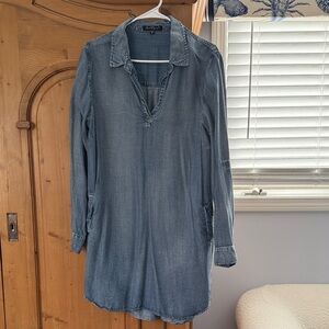 Velvet Heart Blue Button-Up Shirt